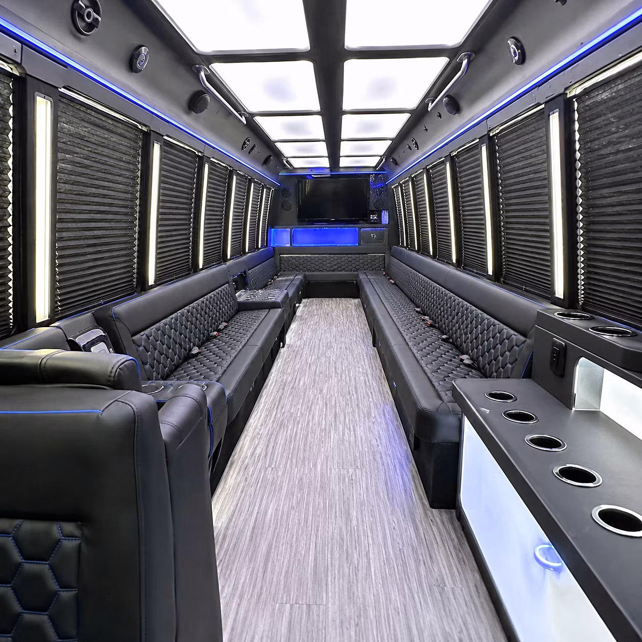 bert ogden arena events edinburg party bus rental