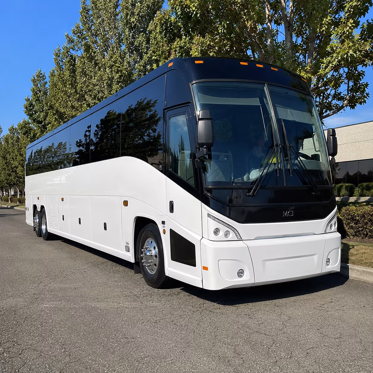 edinburg charter bus rental exterior