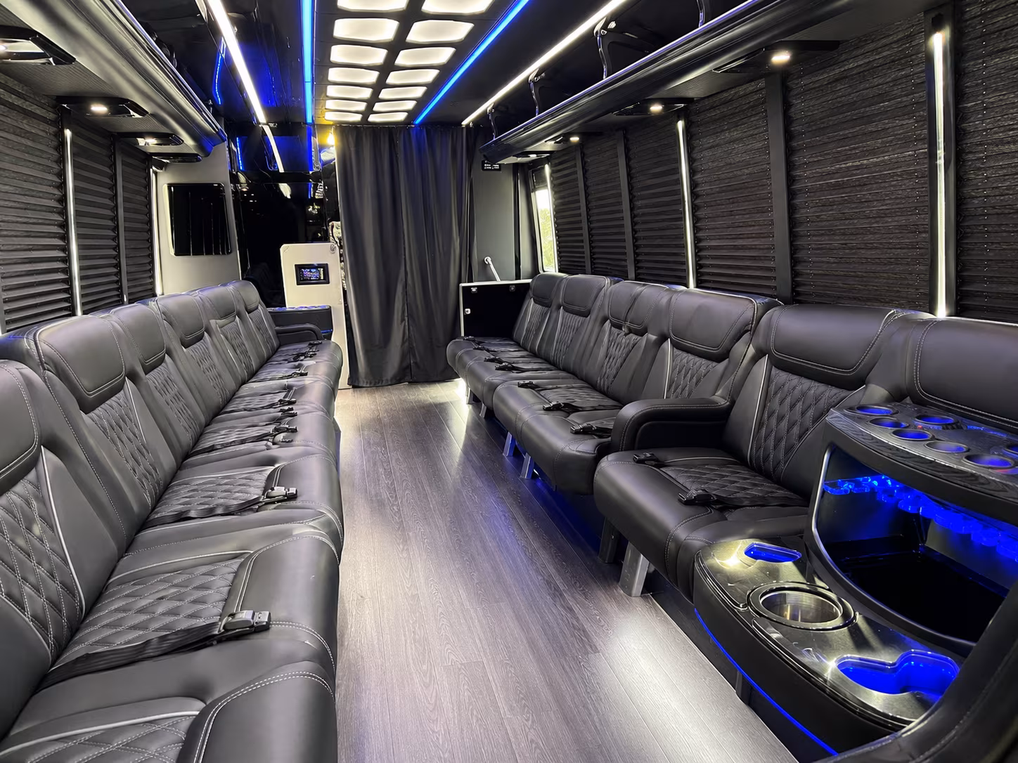 edinburg concert party bus rental