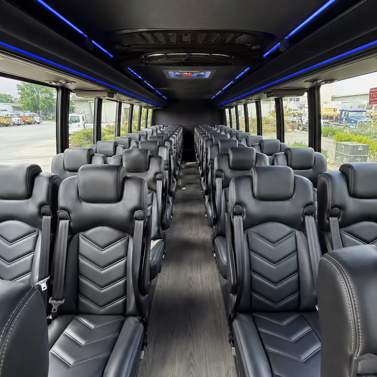 edinburg employee transportation onboard seating