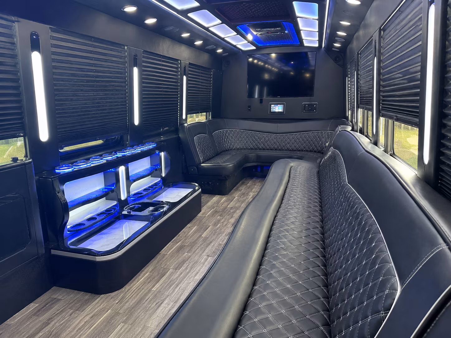 edinburg prom party bus rental