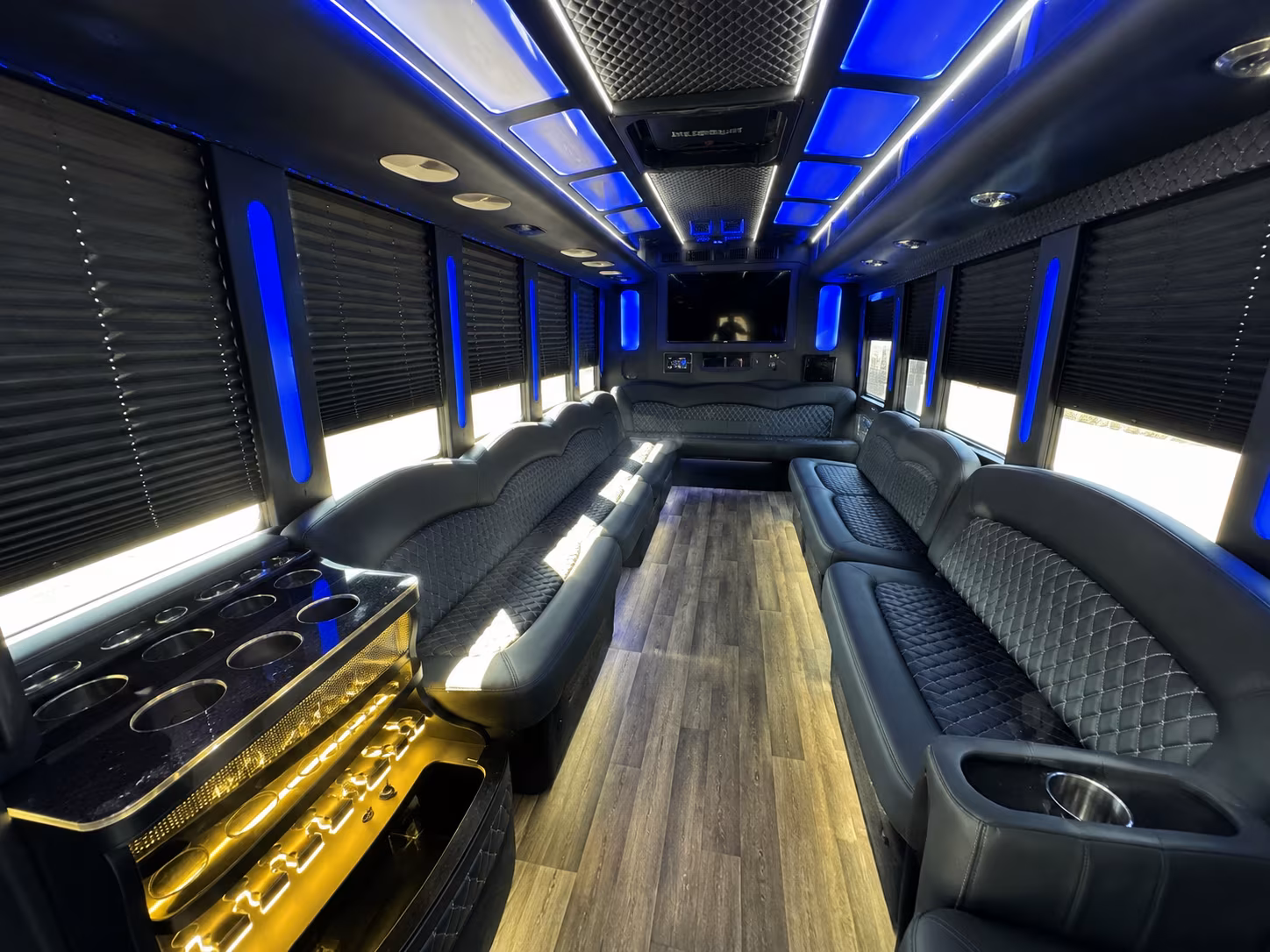 edinburg sporting event party bus rental