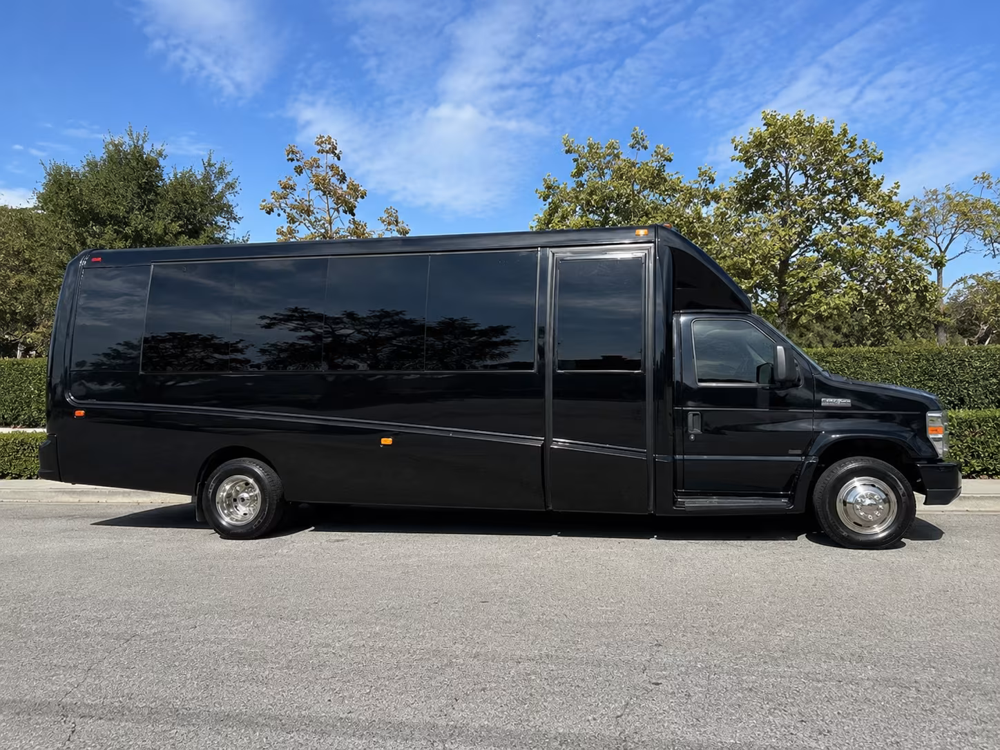 hit every stop on prom night with a bus that runs on your schedule