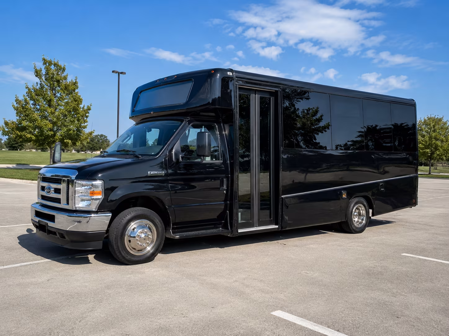 mission bring your wedding guests together with a mission charter bus