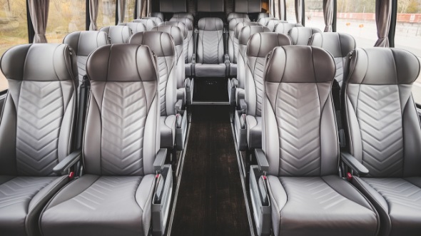 55 passenger charter bus interior mission