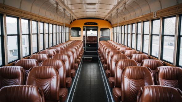 school bus rental inside brownsville